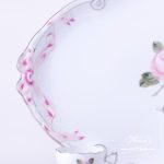 Coffee / Espresso Set for 2 Persons - Herend Vienna Rose Grand with Platinum VGRS-PT pattern. Herend fine china hand painted. Tableware