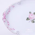 Tray with Ribbon 400-0-00 VGRS-PT Vienna Rose Grand with Platinum design. Herend fine china. Hand painted tableware