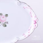 Tray with Ribbon 400-0-00 VGRS-PT Vienna Rose Grand with Platinum design. Herend fine china. Hand painted tableware
