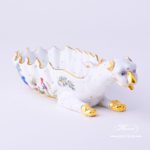 Dragon Ashtry / Candy Jar 7760-0-00 FODO Oriental Showmen pattern. Herend fine china. Hand painted ornaments