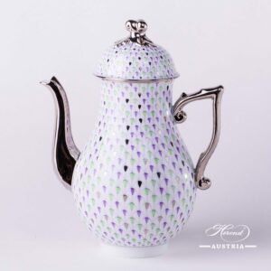 Special Fish Scale - Coffee Pot w. Twisted Knob