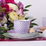 Coffee Set for 2 Persons - Herend Special Fish Scale pattern. Vieux Herend - VH Special design. Herend fine china hand painted. Tableware