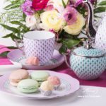 Coffee Set for 2 Persons - Herend Special Fish Scale pattern. Vieux Herend - VH Special design. Herend fine china hand painted. Tableware