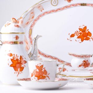 Apponyi / Chinese Bouquet Rust - Coffee Set