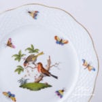 Dessert Plate 517-0-00 RO Rothschild Bird design. Classic Herend design. Herend fine china. Hand painted tableware