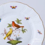 Dinner Plate 1524-0-00 RO Rothschild Bird design. Classic Herend design. Herend fine china. Hand painted tableware