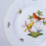 Dinner Plate 1524-0-00 RO Rothschild Bird design. Classic Herend design. Herend fine china. Hand painted tableware