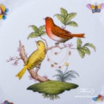 Dinner Plate 1524-0-00 RO Rothschild Bird design. Classic Herend design. Herend fine china. Hand painted tableware