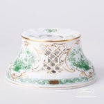 Tea Stove 455-0-00 FV Indian Basket Green pattern. Herend fine china hand painted. Tableware. Classic Herend design