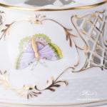 Tea Stove 455-0-00 EVICTP1 Royal Garden Green Butterfly pattern. Herend fine china hand painted. Tableware