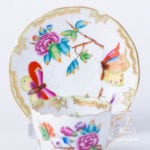 Coffee / Espresso Cup and Saucer 711-0-00 VICTORIA Old Queen Victoria design. Herend porcelain. Hand painted tableware. Demitasse