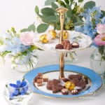 Cake Stand 2 Tier 20308-0-92 GY8 Nyon / Morning Glory pattern. Rich gilded pattern. Herend fine china hand painted. Tableware