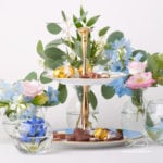 Cake Stand 2 Tier 20308-0-92 GY8 Nyon / Morning Glory pattern. Rich gilded pattern. Herend fine china hand painted. Tableware