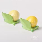 Lemon Menu Holder 8978-0-00 C Naturalistic pattern. Herend fine china hand painted. Tableware