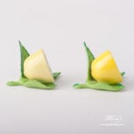 Lemon Menu Holder 8978-0-00 C Naturalistic pattern. Herend fine china hand painted. Tableware