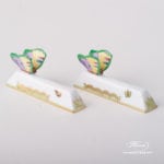 Knife Rest 276-0-17 VBO Queen Victoria pattern. Herend fine china hand painted. Tableware