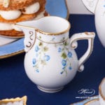 Coffee Set for 2 Persons - Herend Nyon / Morning Glory pattern. Rich gilded pattern. Herend fine china hand painted. Tableware