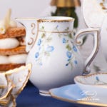 Coffee Set for 2 Persons - Herend Nyon / Morning Glory pattern. Rich gilded pattern. Herend fine china hand painted. Tableware