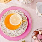 Tea Set for 2 Persons - Herend Sevres Roses SPROG pattern. Rich gilded pattern. Herend fine china hand painted. Tableware