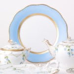 Tea Set for 1 Person - Herend Nyon / Morning Glory pattern. Rich gilded pattern. Herend fine china hand painted. Tableware