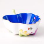 Sugar Bowl 2492-0-00 VE-FB Queen Victoria on Blue Background design. Classic Herend design. Herend fine china. Hand painted tableware