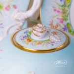 Tea Pot w. Rose Knob 20605-0-09 QS Four Seasons pattern. Herend porcelain