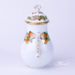 Herend - Coffee Pot w. Twisted Knob 20613-0-06 NOEL Christmas design. Herend fine china