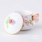 Herend Creamer / Cream Cup w. Lid 2385-0-91  EDENP design. Herend fine china