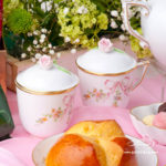 Herend - Tea / Coffee Cup w. Saucer and Lid 20705-0-09 EDENP Eden Pink design. Herend fine china