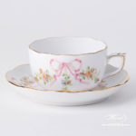 Herend - Tea Cup w. Saucer 20724-0-00  EDENP Eden Pink design. Herend fine china