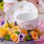 Herend - Tea Cup w. Saucer 20724-0-00  EDENP Eden Pink design. Herend fine china