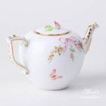 Herend - Tea Pot w. Rose Knob 20606-0-09 EDENP Eden Pink design. Herend fine china