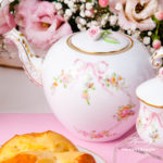 Herend - Tea Pot w. Rose Knob 20606-0-09 EDENP Eden Pink design. Herend fine china