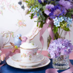 Tea Set for 2 People w. Special Cup - Herend Eden Pink - EDENP pattern. Tea Cup w. Lid. Herend fine china