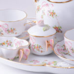 Tea Set for 2 People - Herend Eden Pink - EDENP pattern. Herend fine china