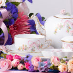 Tea Set for 2 People - Herend Eden Pink - EDENP pattern. Herend fine china