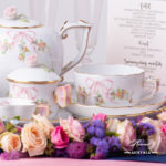 Tea Set for 2 People - Herend Eden Pink - EDENP pattern. Herend fine china
