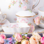 Tea Set for 2 People - Herend Eden Pink - EDENP pattern. Herend fine china