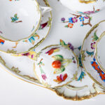 Herend Old QUEEN VICTORIA tea set. A densely painted traditional decor from 1852.
