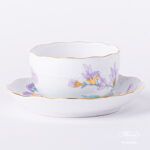 Royal Garden traditional teacup with saucer. 724-0-00 EVICT2. Herend fine china.