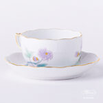 Royal Garden traditional teacup with saucer. 724-0-00 EVICT2. Herend fine china.