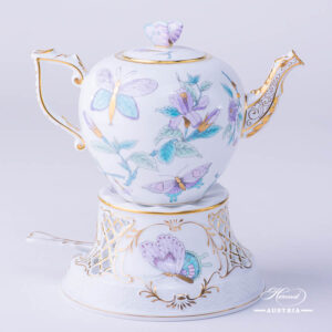 Teapot with Tea Stove - Royal Garden EVICT2