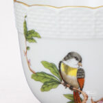 Herend FORET coffee cup 706-0-00 FORET with a Rothschild bird