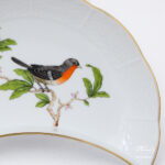 FORET Crescent salad plate - A Rothschild bird decor family design 531-0-00 FORET