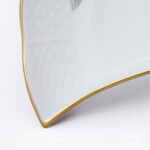 FORET Crescent salad plate - A Rothschild bird decor family design 531-0-00 FORET. Herend tableware.