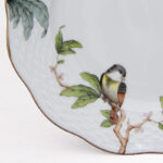 Herend FORET Dessert plate 517-0-00 FORET - A Rothschild decor family pattern.