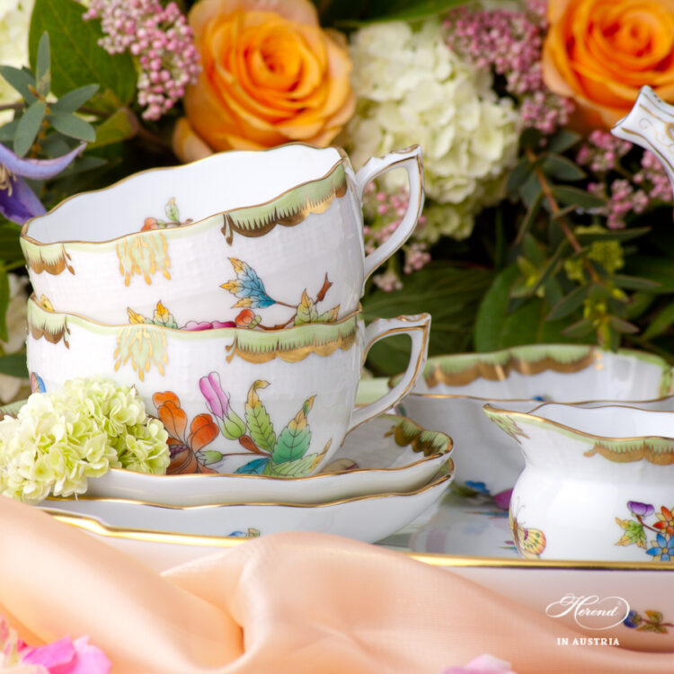 Queen Victoria Tea set for two Herend Austria