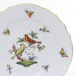 Herend Rothschild Bird Bread n Butter plate 1518-0-00 RO #6